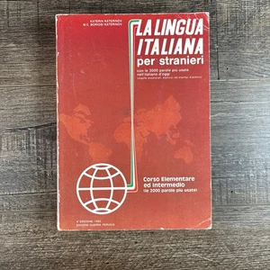 La lingua italiana per stranieri: Corso eleme... by Katerinov, Katerin Paperback - Picture 1 of 8