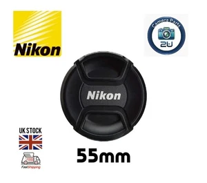 LENS CAP FOR NIKON 55mm FILTER THREAD LENS COVER - Picture 1 of 9