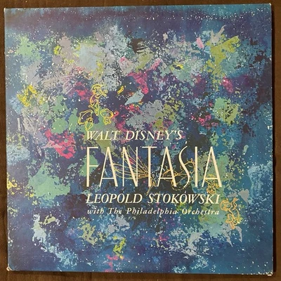 Walt Disney’s FANTASIA - 1957 1st Press Buena Vista 3-LP w/ Booklet BEAUTIFUL NM - Image 1 of 4