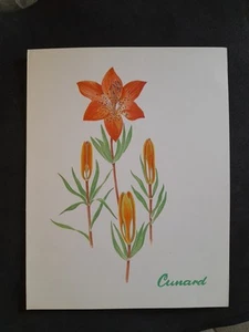1963 Cunard RMS Queen Mary Luncheon Menu - Picture 1 of 5