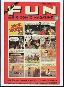 DC Comic Cover Print 2 Sided - NEW FUN COMICS #1 Lyman Anderson art - Picture 1 of 2