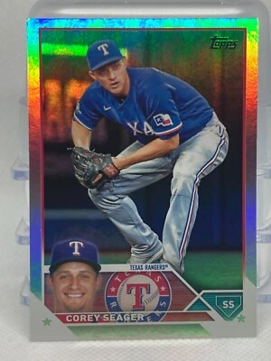 2023 Topps Series 1 Rainbow Foil Corey Seager #315 - Image 1 of 2