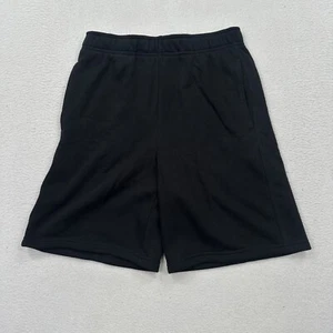 DSG Boys Solid Fleece Shorts Youth Size XL Black Everyday Casual - Picture 1 of 8
