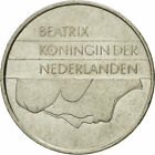 [#544111] Münze, Niederlande, Beatrix, Gulden, 1982, S+, Nickel, KM:205