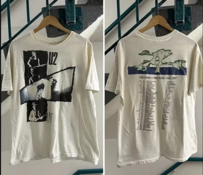 T-shirt vintage 1987 U2 The Joshua Tree Tour, taglia S-5XL - Immagine 1 di 4