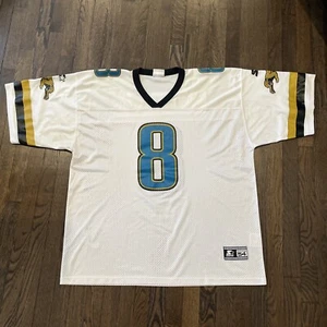 Jacksonville Jaguars Jersey Mark Brunell Starter 2XL 54 White Vinatge - Picture 1 of 10