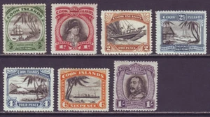 Cook Islands 1933 SC 91-97 MH Set - Picture 1 of 2