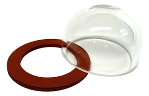 Whelen Grimes Navigation Light - Aircraft Wingtip Clear Glass Dome with Gasket - Bild 1 von 7