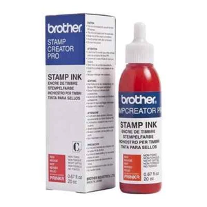 Brother Stamp Creator Pro Stamp Ink-Red-0.67floz/20cc/Tinta para Sellos-Rojo - Picture 1 of 13