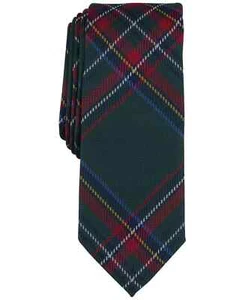 Bar III Men's Farrin Plaid Tie Green Red Necktie - Bild 1 von 5