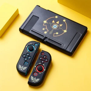 TPU Soft Cover Protective Case for Zelda Nintendo Switch NS Joy-Con Controller - Picture 1 of 7