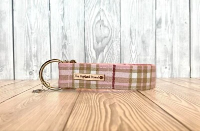 1.5" Isla Handmade Fishtail Martingale Dog Collar Greyhound, Whippet, Lurcher - Image 1 of 4