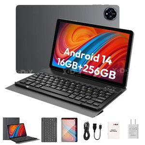 Android 14 Tablet 11 Inch 16+256GB Octa-core 8000mAh LCD Widevine L1 8+13MP GMS - Picture 1 of 31