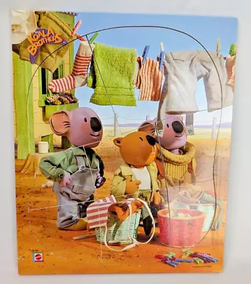 Koala Brothers Children's Puzzle : 8 Wood Pieces : Mattel : VG+ - Image 1 of 3