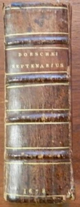 1688 Dorsche, Admirandorum Iesu Christi Septinarius. Lutherna Theology in Latin - Imagen 1 de 8