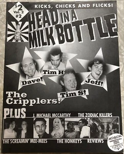 HEAD IN A MILK BOTTLE zine Vol. 2 No. 2 2001 Cripplers J. Michael McCarthy - Picture 1 of 2