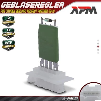 Centralina pre-resistenza regolatore ventola per Citroen Berlingo Peugeot Partner - Immagine 1 di 4