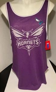Camisa sin mangas púrpura Charlotte Hornets talla XXL - Imagen 1 de 5