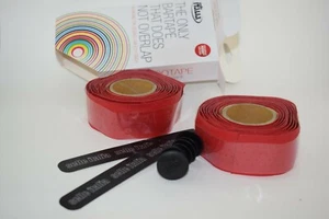 SELLE ITALIA SMOOTHTARE LEATHER Road handlebar tape Red Made in Italy NOS NIB - Picture 1 of 6