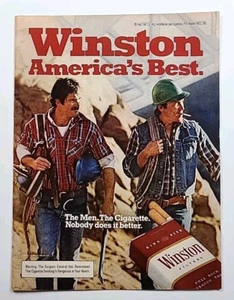1982 Winston Cigarettes America's Best. Vintage 1980's Magazine Print Tobacco Ad - Picture 1 of 3