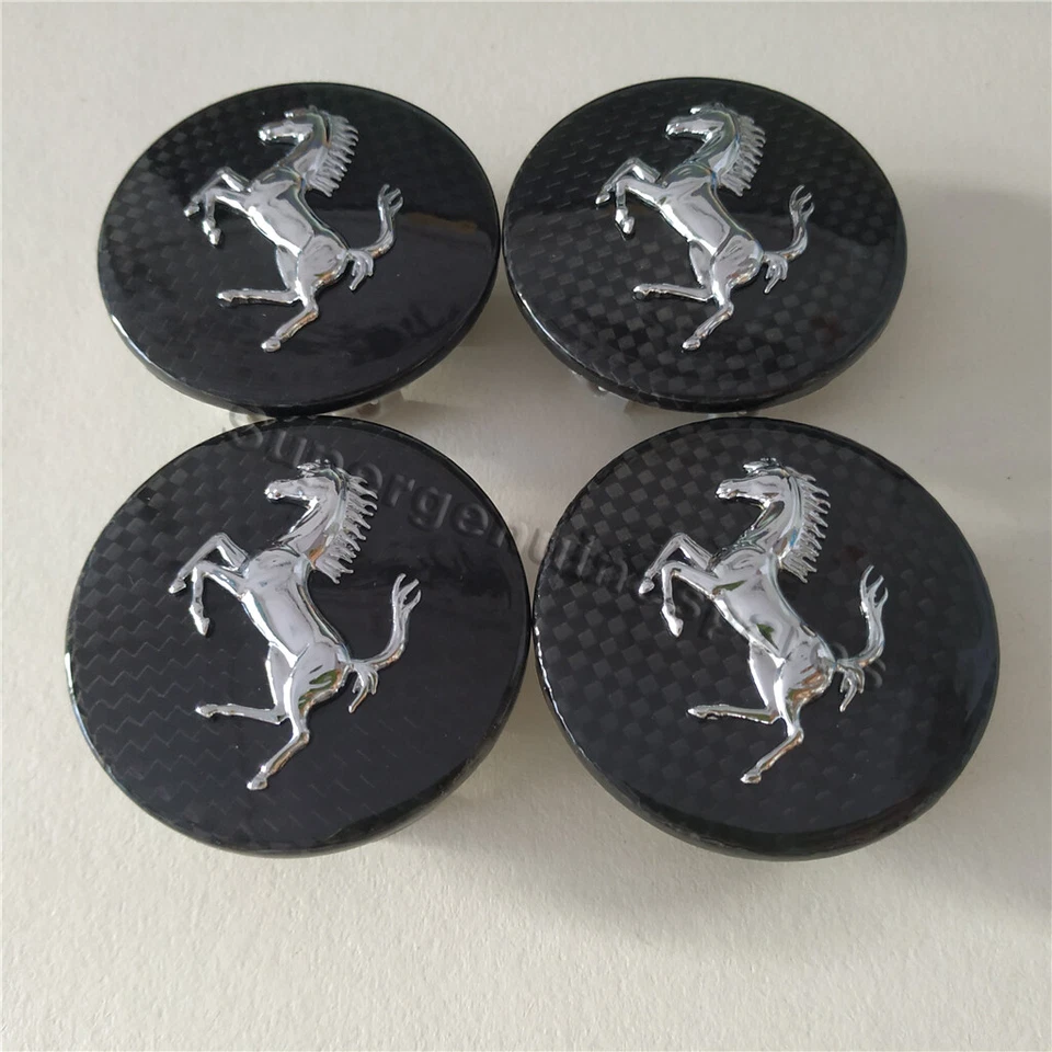 For Ferrari F430 458 California 488 Carbon Fiber Wheel Hub Center Cap Modify Kit - Изображение 1 из 4