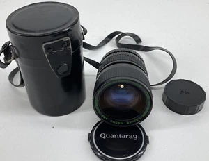 QUANTARAY AUTO ZOOM 28-80MM 1:3.5-4.5 MACRO 062 MC 238693 & CASE - Picture 1 of 9