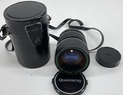 QUANTARAY AUTO ZOOM 28-80MM 1:3.5-4.5 MACRO 062 MC 238693 & CASE - Image 1 of 4