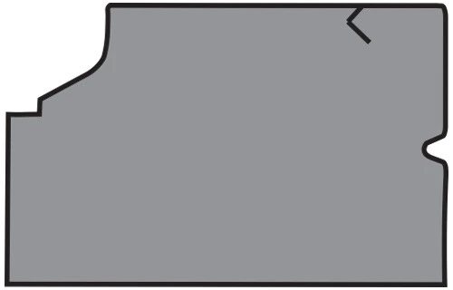 ACC 1968-69 Buick GS 400 Trunk Mat Felt FREE SHIPPING - Imagem 1 de 1