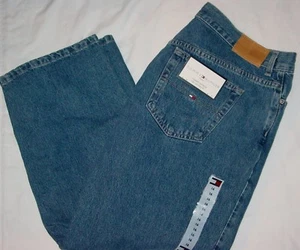NWT BOY'S TOMMY HILFIGER CROPPED BOYFRIEND LOW RISE EASY FIT JEANS-SIZE 16 - Picture 1 of 1