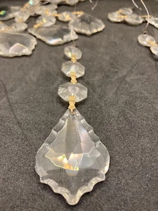 10 Kristallbehänge für Lüster und Kronleuchter, Ersatzteile - Bild 1 von 4