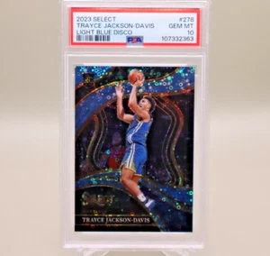 Trayce Jackson-Davis 2023 Select Light Blue Disco Courtside RC /99 PSA 10 S33 - Picture 1 of 2