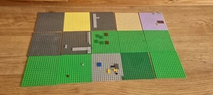 15 x Lego Base Boards 16/16 multi colour yellow, green, grey others - Picture 1 of 6