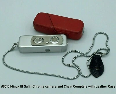 Cámara espía subminiatura Minox IIIs vintage 1955 ¡con muchos extras!  Foto 1 de 4