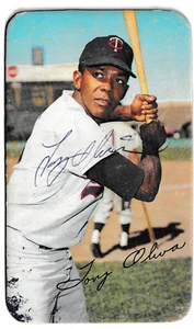 TONY OLIVA 1970 TOPPS SUPER BASEBALL TWINS SIGNED VINTAGE IP AUTO PERIOD - Picture 1 of 2