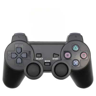 Schwarzes PS2 Dual Wireless Gamepad - Videospielkonsole - Bild 1 von 4