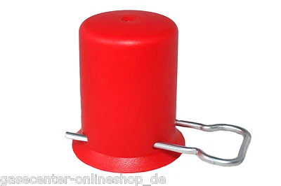 Kappe für Propangasflaschen Flaschenkappe Flüssiggas Ersatzkappe Rot Propan 11kg