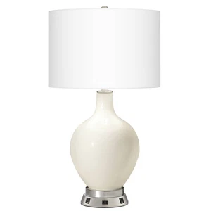 Color Plus Ovo 28 1/2" West Highland White Lamp with Workstation Base - Picture 1 of 6