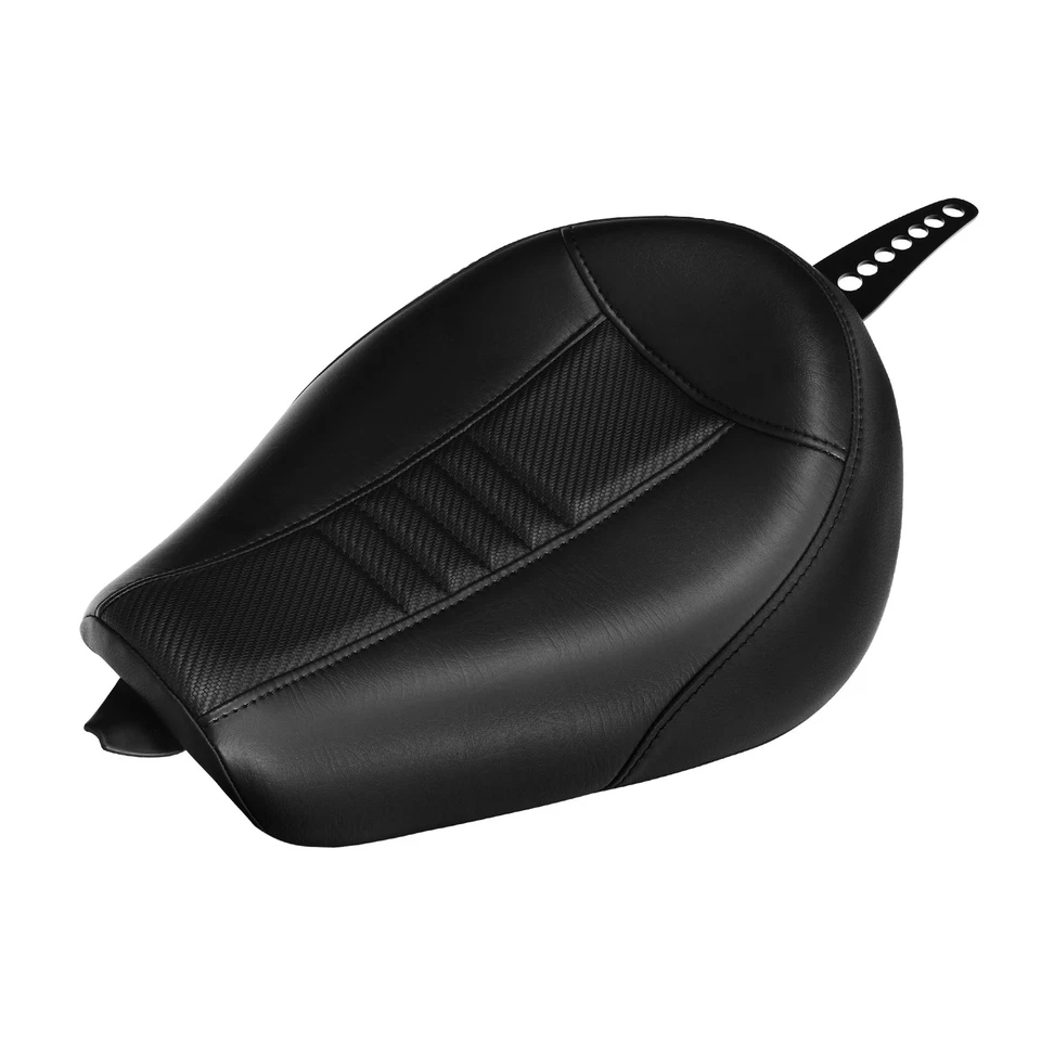 Driver Rider Solo 座椅 适合 Harley Sportster 铁杆 XL883 1200 2010-2022 黑色 — 第 1/4 张图片