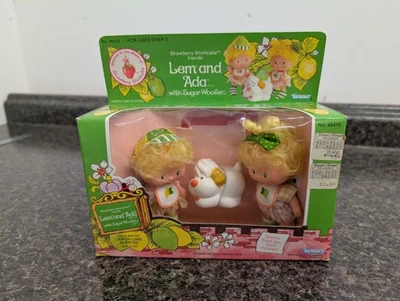 Sealed Vintage 1983 Strawberry Shortcake Lem and Ada w/ Sugar Woofen Pet 45410 - Image 1 of 4