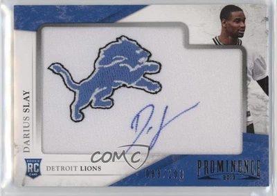 2013 Panini Prominence /100 Darius Slay #122 RPA Patch Auto RC - Image 1 of 2