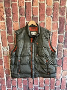 Orvis Mens Green Sleeveless Full Zip Outdoor Goose Down Vest Size XL - Picture 1 of 3