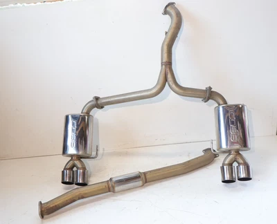 Silenciadores de sistema de escape de 3" de repuesto de acero inoxidable para Subaru WRX 2015-2021 Foto 1 de 4