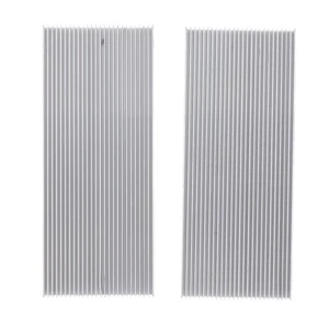 2 Pièces En Aluminium CPU Dissipateur De Chaleur Refroidissement Aileron - Afbeelding 1 van 7