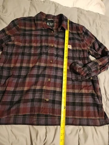 Damen Carhartt Button Front Flanell Karo Hemd XL - Bild 1 von 5