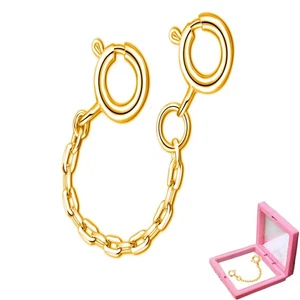 Gold Halskette Verlängerung Sterlingsilber 18k vergoldet Kettenverlängerung für Damen B... - Bild 1 von 6