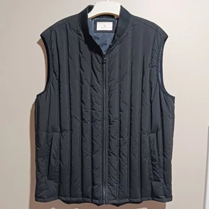 GANT Herren Weste schwarz XXL (passt L/XL) blau gefüttert, wasserabweisend, Reißverschluss - Bild 1 von 9