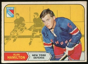 1968-69 OPC O-Pee-Chee #70 Alan Hamilton New York Rangers - Rookie Card - Picture 1 of 2