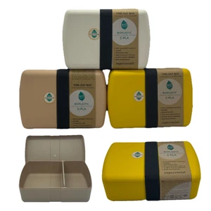 Brotdose Nachhaltig mit Teiler - Lunchbox Bioplastik Bento Recycled C-PLA - NEU✅ - Bild 1 von 25