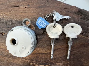 NSU LAMBRETTA DYN - ZÜNDSCHLOSS UND 2 SCHLÜSSEL - Bild 1 von 5