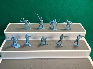 Marx Toys Frontiersmen Pioneers Defenders Powder Blue Fort Apache Play Set 54mm - Picture 1 of 7